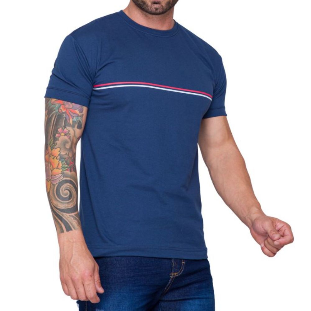 Camiseta Masculina Gola Careca