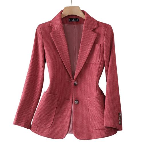 Blazer Feminino Alfaiataria Texturizado Rose - Forzane