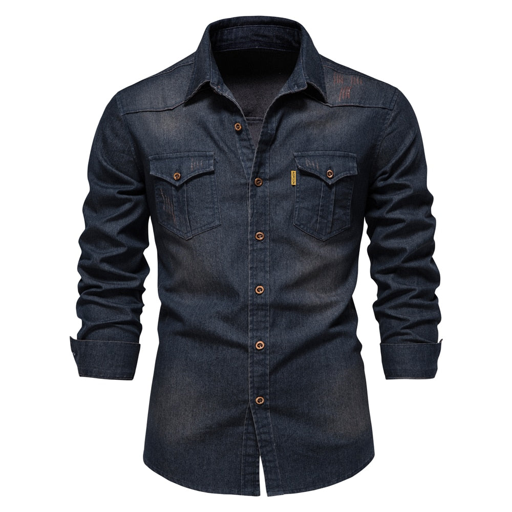 Jaqueta Jeans Masculina Clara