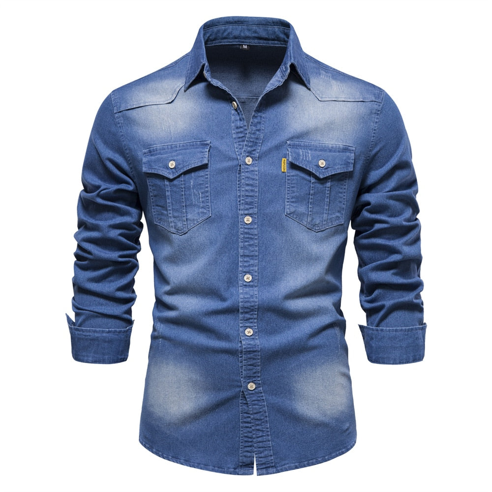 Jaqueta Jeans Masculina Clara