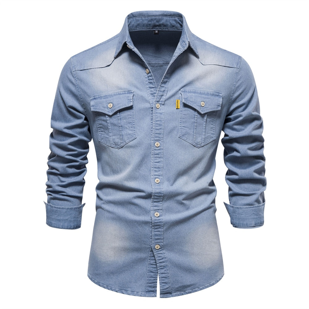 Jaqueta Jeans Masculina Clara