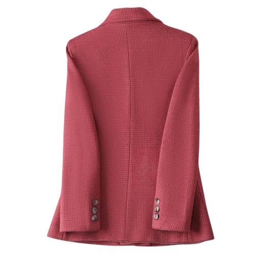 Blazer Feminino Alfaiataria Texturizado Rose - Forzane